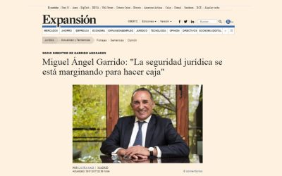Miguel Ángel Garrido analiza en el diario Expansión la política fiscal y económica española