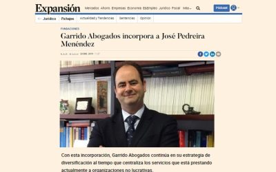 José Pedreira Menéndez se incorpora a Garrido