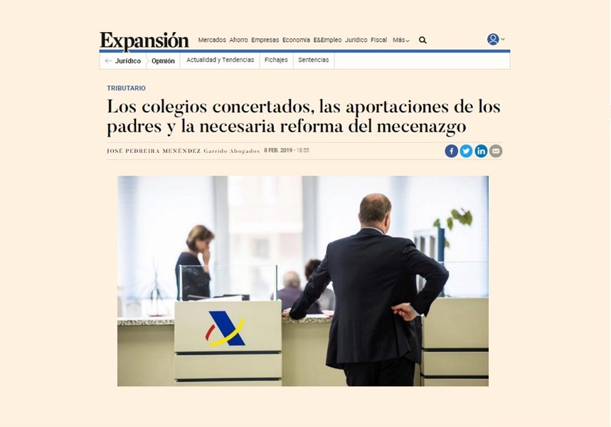 Los colegios concertados, las aportaciones de los padres y la necesaria reforma del mecenazgo