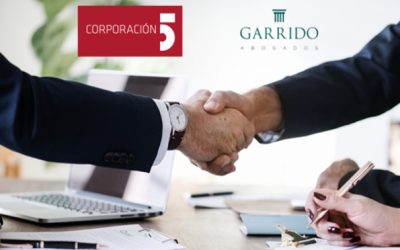 Acuerdo de colaboración entre Garrido Abogados y Corporación 5
