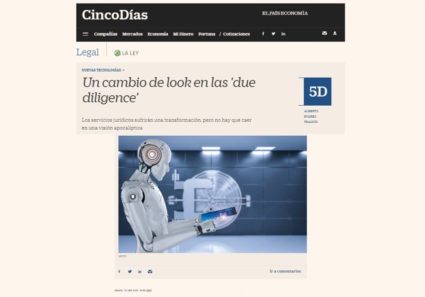 Un cambio de look en las «due diligence»