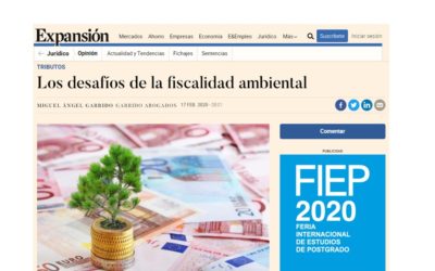 Los desafíos de la fiscalidad ambiental