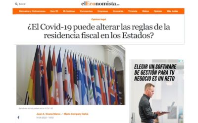 ¿El Covid-19 puede alterar las reglas de la residencia fiscal en los Estados?