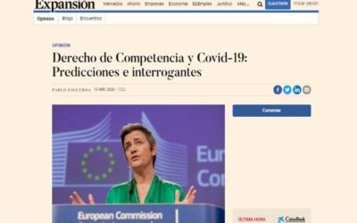 Derecho de Competencia y COVID-19: Predicciones e interrogantes