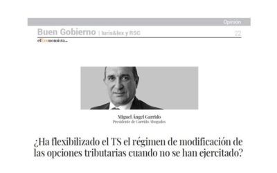 ¿Ha flexibilizado el Tribunal Supremo el régimen de modificación de las opciones tributarias cuando no se han ejercitado expresamente?