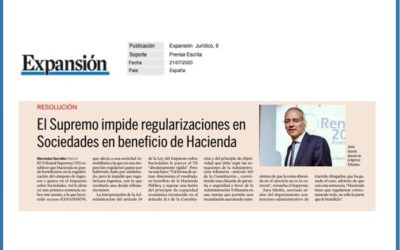 El Supremo impide regularizaciones en Sociedades en beneficio de Hacienda