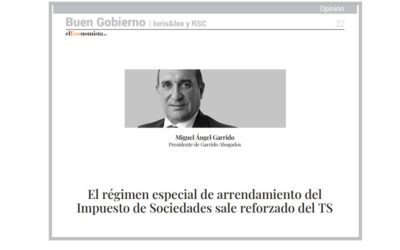 El régimen especial de arrendamiento del Impuesto sobre Sociedades sale reforzado del Tribunal Supremo