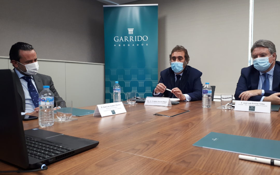 AEDHE celebra en Garrido su Jornada sobre el concurso de acreedores como herramienta de solución frente a la crisis empresarial derivada del Covid-19