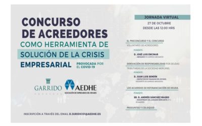 Mesa redonda sobre “El concurso de acreedores como herramienta de solución de la crisis empresarial provocada por el Covid-19”