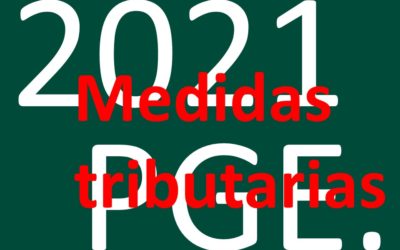 Normas tributarias contenidas en la Ley de Presupuestos Generales del Estado para 2021