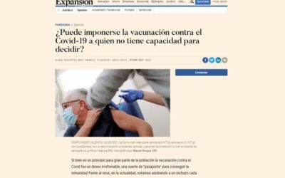 ¿Puede imponerse la vacunación contra el Covid-19 a quien no tiene capacidad para decidir?