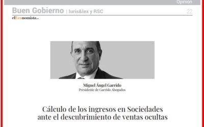 Cálculo de los ingresos en el Impuesto sobre Sociedades en el caso de descubrimiento de ventas ocultas