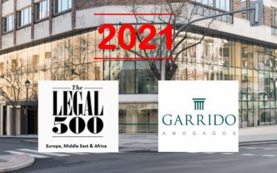 The Legal 500 clasifica a Garrido Abogados en su edición 2021