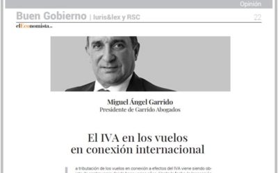 El IVA en los vuelos en conexión internacional