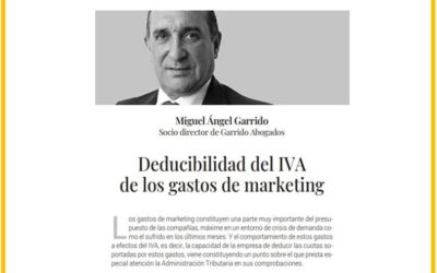 Deducibilidad del IVA de los gastos de marketing