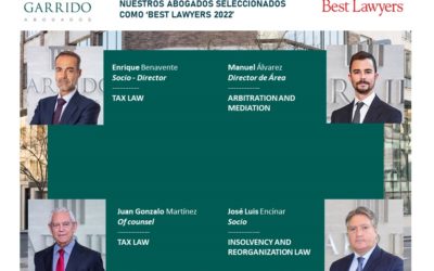 El equipo de Garrido obtiene de nuevo reconocimiento en la edición española de Best Lawyers