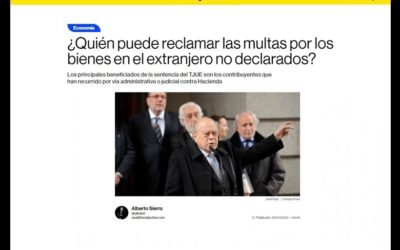 ¿Quién puede reclamar las multas por los bienes en el extranjero no declarados?