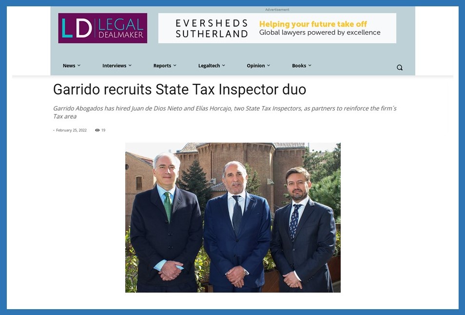 Garrido recruits State Tax Inspector duo