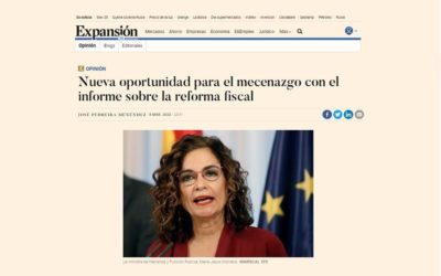 Nueva oportunidad para el mecenazgo con el informe sobre la reforma fiscal