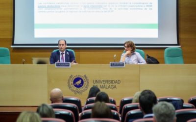 Mecenazgo y tributación de las fundaciones públicas centran la ponencia de José Pedreira en la V Jornada de Fundaciones de la Universidad de Málaga