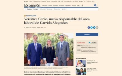 Verónica Cerón, nueva Directora del Área Laboral de Garrido