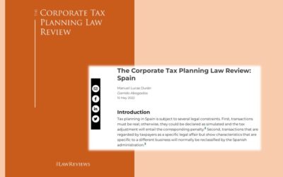 The Corporate Tax Planning Law Review: Spain