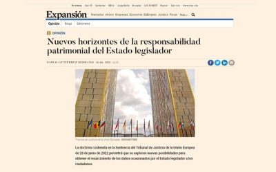 Nuevos horizontes de la responsabilidad patrimonial del Estado legislador