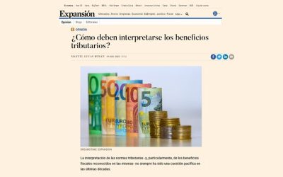 ¿Cómo deben interpretarse los beneficios tributarios?