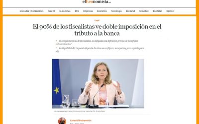 El 90% de los fiscalistas ve doble imposición en el tributo a la banca