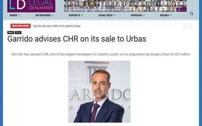 Garrido asesora a CHR en su compra por el Grupo Urbas