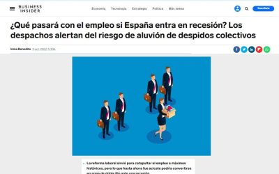 ¿Qué pasará con el empleo si España entra en recesión? Los despachos alertan del riesgo de aluvión de despidos colectivos