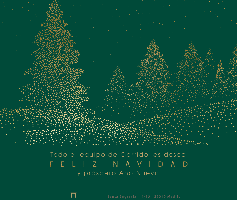 El equipo de Garrido les desea ¡Feliz Navidad 2022!