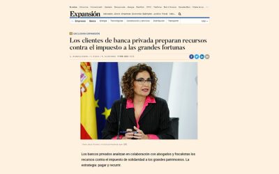 La estrategia legal unánime contra el Impuesto Temporal de Solidaridad de las Grandes Fortunas: pagar y recurrir