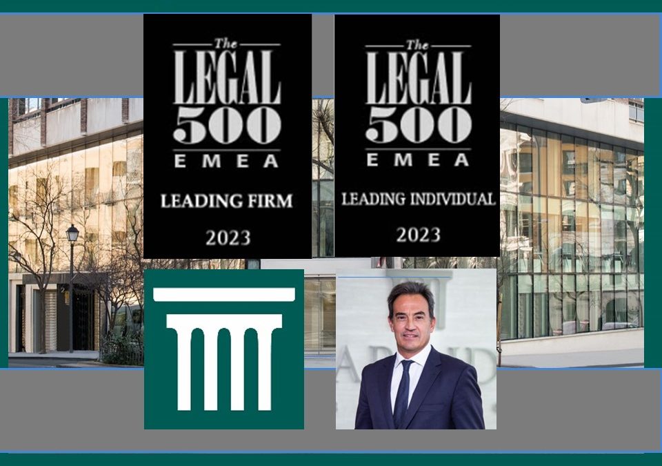 The Legal 500 EMEA 2023: Garrido como firma y Francisco Conde como «Leading Individuals» continúan destacados en la nueva edición 2023