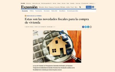 Estas son las novedades fiscales para la compra de vivienda