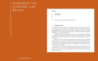 The Corporate Tax Planning Law Review – Spain 2023