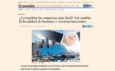 ¿Lo tendrán las empresas más fácil? Así cambia la fiscalidad de fusiones y reestructuraciones