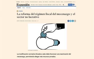 La reforma del régimen fiscal del mecenazgo y el sector no lucrativo