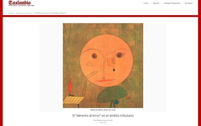 El “derecho al error” en el ámbito tributario