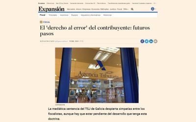 El ‘derecho al error’ del contribuyente: futuros pasos