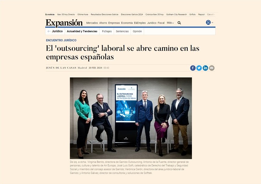 El ‘outsourcing’ laboral se abre camino en las empresas españolas