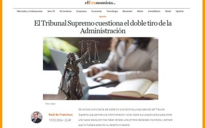 El Tribunal Supremo cuestiona el doble tiro de la Administración