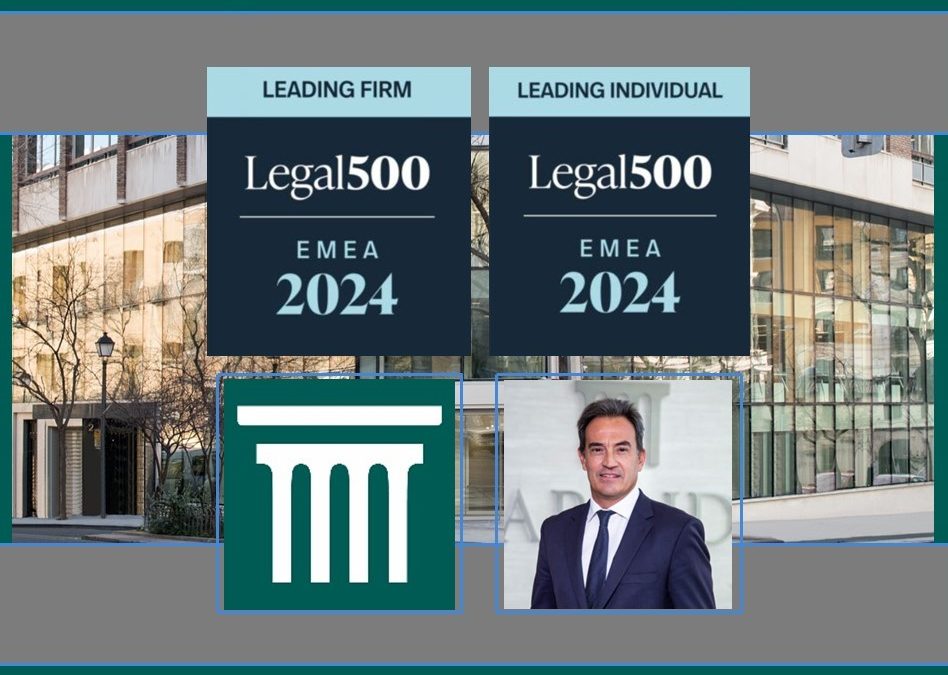 The Legal 500 sigue destacando a Garrido como firma especializada en tributación y a Francisco Conde como «Leading Individual» en su edición europea 2024