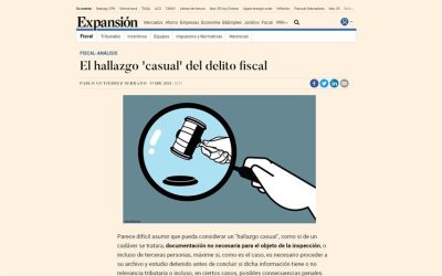 El hallazgo “casual” del delito fiscal