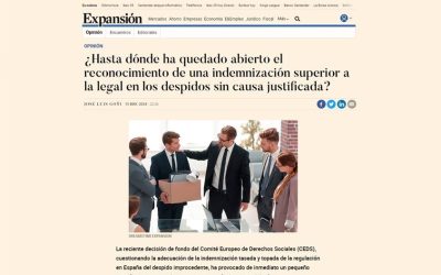 ¿Hasta dónde ha quedado abierto el reconocimiento de una indemnización superior a la legal en los despidos sin causa justificada?