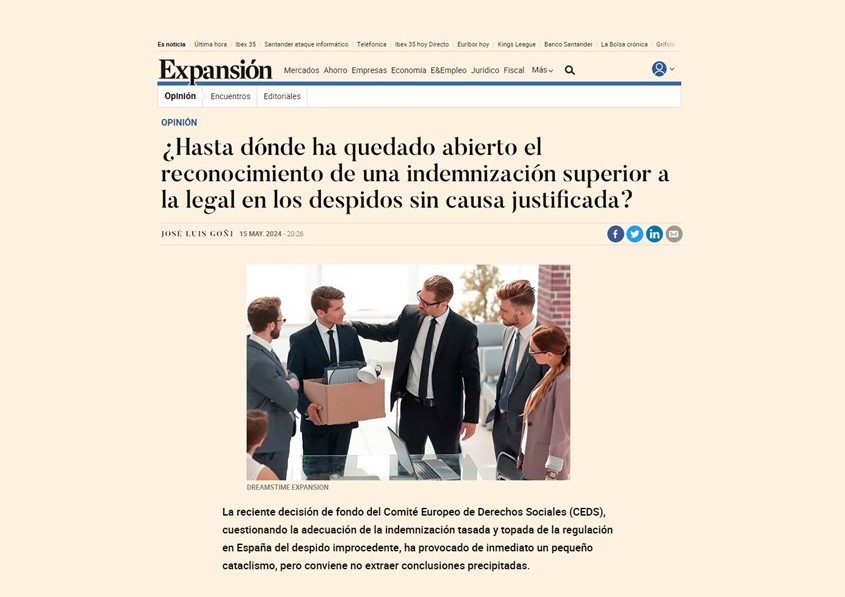¿Hasta dónde ha quedado abierto el reconocimiento de una indemnización superior a la legal en los despidos sin causa justificada?