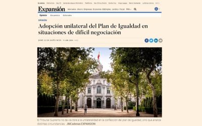 Adopción unilateral del Plan de Igualdad en situaciones de difícil negociación