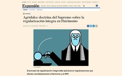 Agridulce doctrina del Supremo sobre la regularización íntegra en Patrimonio