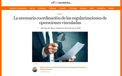 La necesaria coordinación de las regularizaciones de operaciones vinculadas
