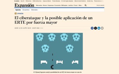 El ciberataque y la posible aplicación de un ERTE por fuerza mayor